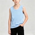 thumbnail image 2 of jobturf Boys Tank Tops Soft Cotton Sleeveless Shirts Athletic Loose Undershirts Casual Summer Basic Tees for Kids 1-12 Years, 2 of 6