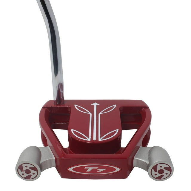 T7 Twin Engine Red Mallet golf Putter Right Handed with Alignment Line Up Hand Tool 34 Inches Standard Ladys Perfect for Lining up Your Putts