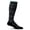 Black & Grey, variant on Women's Chevron Moderate Graduated Compression Socks Small-Medium Grey