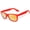 Red, variant on Retro Sunglasses - Red Frame / Smoke Lens