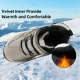 thumbnail image 4 of FANGFIUP Boys Snow Boots Winter Waterproof Antiskid Boots Hiking Outdoor Shoes Booties for Unisex Kids (Little Kid/Big Kid), 4 of 6