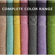 Zuperia 7-Pack Large Bath Towels, 30x54 Soft Cotton, Absorbent, Multicolor for Spa, Gym & Bathroom