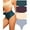 4Pack C, variant on Finetoo Tummy Control Shapewear Thongs for Women High Waisteded Body Shaper Underwear No Show Panties 4 Pack S-3XL
