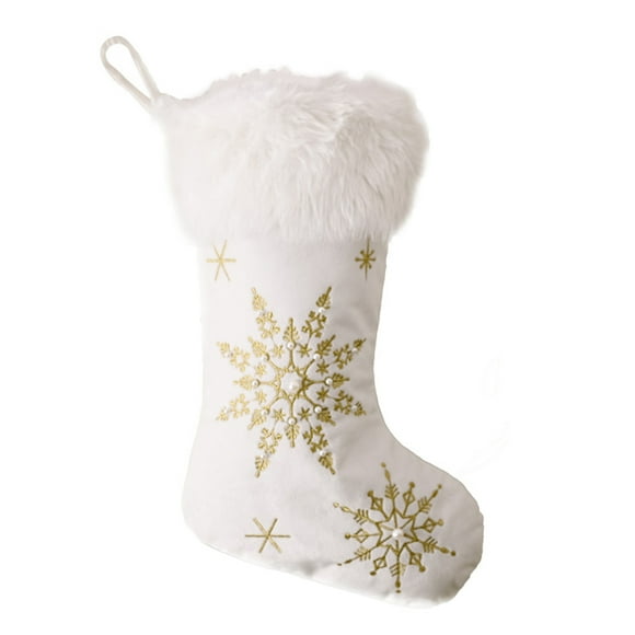 1Pc Christmas Sock Practical Creative Durable Christmas Sock Decor Xmas Tree Pendant Gift Pouch for Chocolates Presents