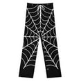 thumbnail image 3 of Spider Web-2 Pajamas For Women Loose Retro Night Pajama Pants Comfortable Sleepwear Bottoms Homewear, 3 of 6