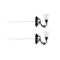 thumbnail image 2 of Milaget 2x Dollhouse LED Wall Sconces Ornament Building Sand Table Street Lights F, 2 of 9