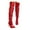Red, variant on UngA Stiletto Boots Knee High Boots Women Pointed Toe Tall Boots Heel Long Boots Side Zipper Dress Knee High Boots Black,7.5