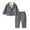 Grey, variant on Toddler Baby Boys Clothing Sets Spring Fall Solid Color Long Sleeve Elastic Waist 12 18 24 Months 2T 3T 4T Everyday Outfit Set 2 PC