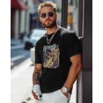 thumbnail image 2 of Men's T-Shirt Western Desert Short Sleeves Tee for Men Cactus Cotton Graphic Crew Neck Shirts for Teens Boys, 2 of 7
