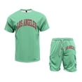 thumbnail image 4 of Afdoent Mens Two Piece Outfits Men's Suits Pocket Utility Outfit Short Sleeved T Shirt And Shorts Set Summer Events Lightweight Stretch Fabric Summer Vacation Outfits For Men, 4 of 4