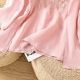 thumbnail image 7 of Lpmadey Boho Tops for Women Retro 3/4 Sleeve Embroidered Flowy Lightweight Cotton Linen Top Peasant Blouse, 7 of 7