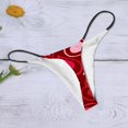 thumbnail image 6 of Wxolcjlv Valentine'S Thongs For Women V-Waisted Fasion Printed Sexy Thong Panties Breathable Comfortable Seamless Underwear,Size S-XXL, 6 of 6