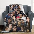 thumbnail image 4 of Dylan O'Brien Collage Blanket Fleece Ultra-Soft Micro Throw Soft Blankets for Couch Sofa Bed, 4 of 7