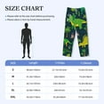 thumbnail image 6 of Kdxio Dinosaurs and Flowers Print Men's Sleep Pajama Pant Lounge Pants with Pockets, 6 of 8