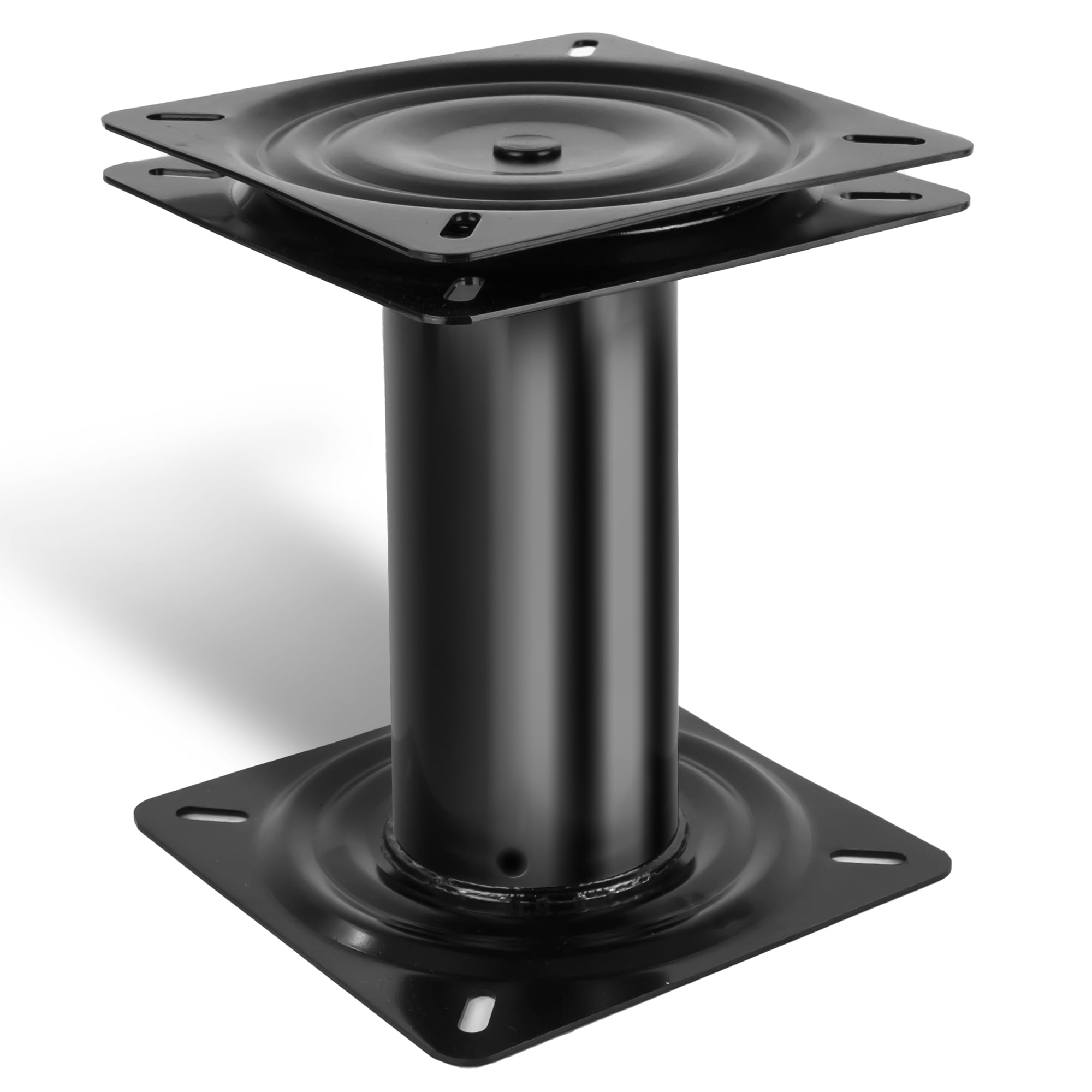 MARINE 8" FIXED HEIGHT PEDESTAL POST W/ 360 SWIVEL  MADE IN USA BOAT SEAT 