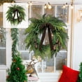 thumbnail image 4 of 3D 50Cm Artificial Eucalyptus Wreath With Berries Pine Cones Handmade Greenery For Front Door Indoor Outdoor Home Wall Window Festival Wedding Decor, 4 of 7