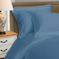 thumbnail image 5 of Superior Egyptian Cotton Duvet Cover Set, King/ Cal King, Medium Blue, 5 of 8