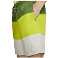 thumbnail image 2 of Nike Men's Sportwear City Edition Color Block Woven Shorts (Treeline/Bright Cactus/Light Bone, Small), 2 of 3