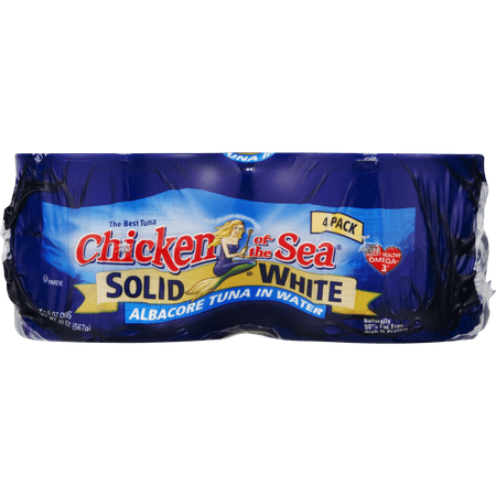 - (12 Cans) Chicken of the Sea Solid Albacore Tuna in Water, 5 oz