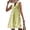 Army Green, variant on Women'S Ruffle Beach Mini Dress Split V Neck A Line Sleeveless Geometric Pattern Summer Dresses Army Green L