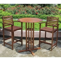 Highland Bar-Height 3-Piece Patio Bistro Set