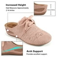thumbnail image 3 of Ecetana Clogs for Women Wedge Sandals Comfort Breathable Closed Toe Sandals with Massage, 3 of 7