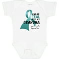 thumbnail image 3 of Inktastic I Wear Teal for My Grandma Boys or Girls Baby Bodysuit, 3 of 5