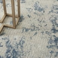 thumbnail image 3 of Nourison Rustic Textures Tranquil Abstract Indoor Area Rug Grey/Blue 5'3" x 7'3", 3 of 8