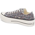thumbnail image 2 of Converse Women's Lift Chuck Taylor All Star Platform Low Top Canvas Sneakers, Green Flowers, 9.5, 2 of 2