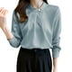 thumbnail image 4 of Camiseta sin mangas para mujer,Blusa plisada con cuello en V para mujer, manga corta, poliéster, informal, estampada, para uso diario, sopatenor, 4 of 7