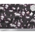 thumbnail image 2 of Soimoi Purple Polyester Crepe Fabric Abstract Tie-Dye Print Fabric by The Yard 42 Inch Wide, 2 of 3