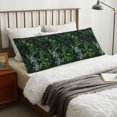 thumbnail image 4 of Fotbe Lush Foliage Green Plant Funda para Almohada Corporal con Diseño, Funda de Microfibra Ultrasuave de 20x54 Pulgadas, Ropa de Cama Elegante, 4 of 7