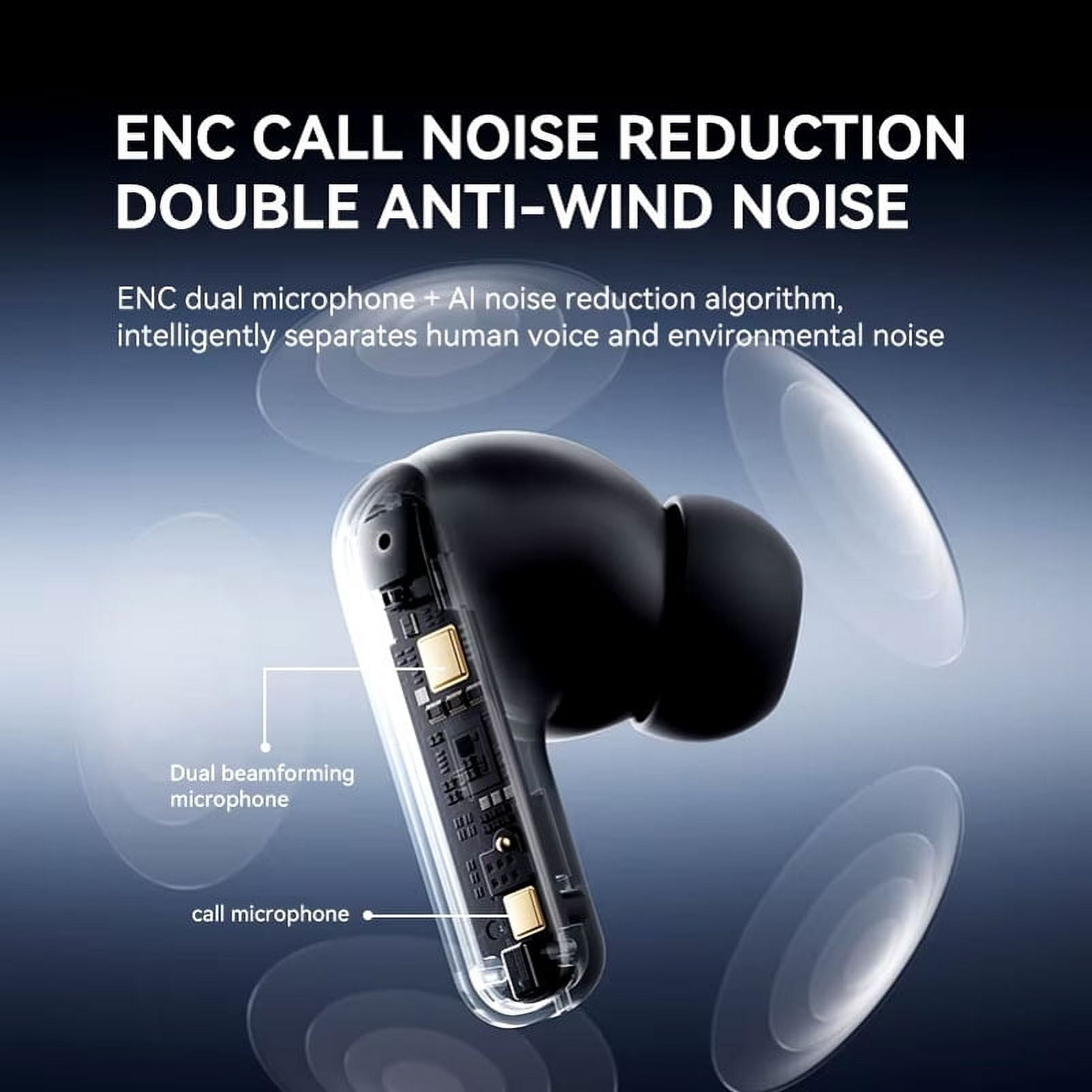 Wireless TWS Earphones for Motorola Moto G Power 5G (2025) - Earbuds Headphones True Stereo Headset Hands-free