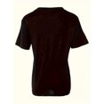 thumbnail image 4 of [Cozy Comfort] Women's Plus Size "Chosen" Graphic T-Shirt - Casual Black with Golden Cursive Print, Short Sleeve, Crew Neck, Soft, Relaxed Fit, Ideal for Spring & Summer, Plus Size Blouses, 4 of 7