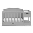 thumbnail image 5 of Graco Bellwood 5-in-1 Convertible Crib and Changer and Premium Crib & Toddler Mattress Bundle, Pebble Gray, 5 of 10