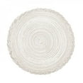 thumbnail image 1 of Wisremt Round Placemats Set of 4 for Dining Table – Woven Heat Resistant Anti-Slid Cotton Kitchen Table Mats 15 Inch, Easy to Care, Mixed Color, Sand, 1 of 6