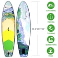 thumbnail image 4 of Rayocon Inflatable Paddle Board for Adults, 10'6'' Stand Up Paddle Board, Wide Stable Touring SUP with Pump and Dry Bag, 4 of 10