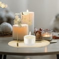 thumbnail image 4 of KAKOWELY table trays decorative St. Patrick'S Rotating Candle Holder With Tray For Dining Table Centerpiece Decor Metal Tea Light Candle Holder For Valentine'S Day Spinning, 4 of 5