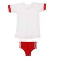 thumbnail image 3 of ropa para deportiva para Mujer 1/6, Camiseta Y Blancas Y Rojas para Juguetes Calientes de HT, PH, , CY, Cuerpo perfke Camisetas de manga corta de verano, 3 of 9