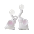 thumbnail image 2 of 2x Couple Éléphant Statues Résine Éléphant Figurine Animal Sculpture Ornement pour, 2 of 9