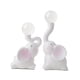 thumbnail image 3 of 2x Pareja Estatuas de Elefantes Escultura Animal Mesa Moderna Centro de Mesa Adorno Figura de Resina para Entrada Dormitorio Gabinete Mesa Estantería BLESIY Estatuilla de elefante, 3 of 8