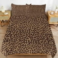 thumbnail image 6 of 3 Pcs Soft Bedding Set, Includes 1 Duvet Cover with Zipper And 2 Pillow Shams,Leopard Twin(86"x70"), 6 of 8