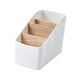 thumbnail image 5 of Soporte de control remoto, organizador de maquillaje, ahorro de espacio en el escritorio, soporte multiusos para tarjetas de lápiz, contenedor de caja Blanco trapezoidal BLESIY Organizador de almacenamiento de escritorio, 5 of 8