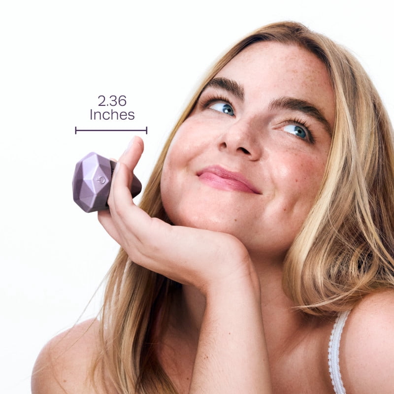 Cosmopolitan X plusOne Girls' Best Gem Vibrator with Magnetic Charging and Storage Bag, Lavender