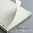 thumbnail image 6 of A 5 Grid Refill Paper Insert Sheets Lined Paper 80 Sheets 6 Holes Refillable Filling Paper for Notebook Planner Diary, 6 of 15