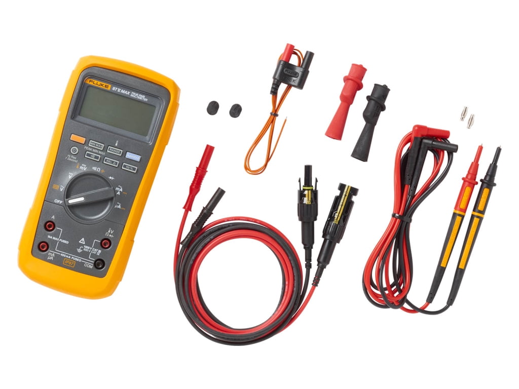 Fluke 1587/I400 FC TRMS Megohmmeter Kit With Fluke Connect, AC Clamp