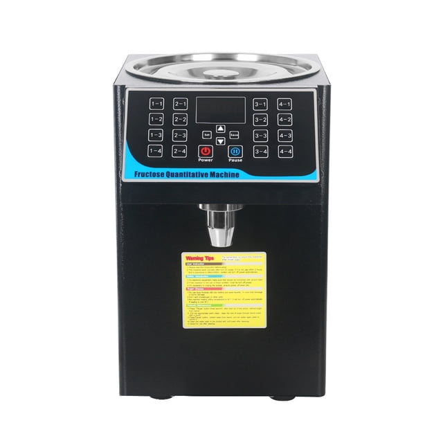 16 Quantitative Fructose Machine 7.5L Syrup Fructose Dispenser For Bubble Tea Tea Shop Stainless Steel ,Anti-Drip Nozzle