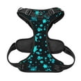 thumbnail image 5 of XMXY No Pull Dog Harness, Colorful Snowflakes Adjustable Reflective Pet Harness with Oxford Vest, Large Size, 5 of 9