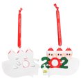 thumbnail image 3 of Adorno navideño personalizado, 2 piezas de adorno navideño 2020, adorno navideño colgante, adorno navideño de calidad en la que puede confiar, 3 of 12