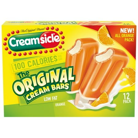Popsicle Creamsicle Orange Cream Bars, 12 ct - Walmart.com